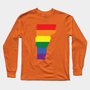 Vermont state LGBT Pride Long Sleeve T-Shirt